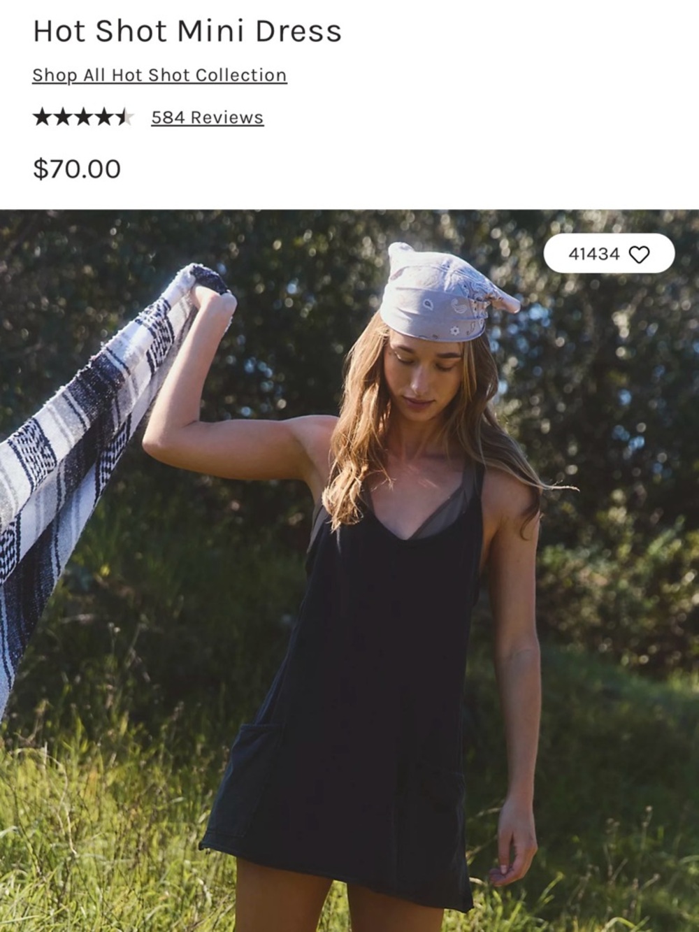 Free People Hot Shot Mini Dress